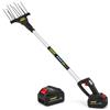 PROWORK VARTEC Varden JS-ES802 Abbacchiatore Elettrico per Olive con 2 Batterie 21V 6Ah, 300W, Asta Telescopica 2,35-3,19 m, Pettine Elettrico per Raccolta Olive
