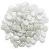 Mdurian 200Pcs Bianca Pietre Luminosi Ciottoli Luminosi Fluorescenti Luminose incandescenza nel Buio Pietre Rocce Ghiaia per casa Giardino passerella Acquario Decorazione