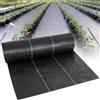 Gyiocill Telo Anti Erbacce, Telo Pacciamatura, Tessuto Non Tessuto Anti Erbacce | Telo Pacciamante Anti Erbacce, Permeabile All'acqua, Adatto per Giardini, Orti, Vialetti, Aiuole Rialzate e Terrazze, Nero
