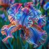 Sfdytg Stupefacente Iris, Perenne, Resistente - Giardini e Balconi, Adatta ai principianti-3bulbi-I