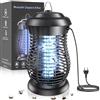KALIBERX Lampada Antizanzare Elettrica, Lampada Zanzare Elettrico 4200V 20W UV | Impermeabile IPX6 360° Acchiappa Zanzare Elettrico, Uccidi Trappola Insetticida Zanzare per Interno Esterno