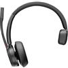 HP Poly Cuffie Poly Voyager 4310 certificate per Microsoft Teams + dongle BT700