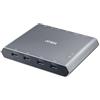 ATEN Interruttore Dock KVM a 2 porte 4K DisplayPort USB-C con passaggio di alime
