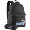 PUMA Zaino Phase Set 20 L OneSize, Black Intense Lavender Colorblock No.1 Logo Purple