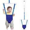 Vicloon Jumper per Porta per Bambini, per 6-24 Mesi (Con Clip Porta), con Molla Resistente/Cinghia Regolabile, Altalena per Interni ed Esterni, Facile da Montare, Portata Massima 16 kg(Blu)