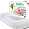 MAMMAVAITRA Traverse Letto Anziani Lavabili 80x180 cm Traversa Impermeabile Bambù