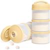 Termichy Porzionatore per latte in polvere, impilabile, 2 pezzi (giallo)