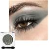 DE'LANCI ombretto occhi grigio antracite effetto opaco estremo, tavolozza di ombretti singoli, formula 24h waterproof & pigmentazione intensa, base multiuso, trucco wasteland punk/goth, vegano #04