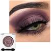 DE'LANCI ombretto occhi viola opaco neutro, tavolozza di ombretti singoli, alta pigmentazione & waterproof, lunga tenuta, base multiuso, look creativo quotidiano, vegano con pennello #14