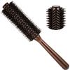 Sliverdew Spazzola rotonda grande con setole naturali, portatile, da viaggio, con pettine texturizzante, per styling e volume, frangia, corta, media, lunga, riccia, liscia, bagnata, diametro 4,5 cm