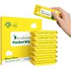 Dorahoney Set da 8 mini salviette umidificate da viaggio senza profumo, 99% di acqua, non profumate e ipoallergeniche per mani e viso per adulti, bambini e neonati, 48 salviette in totale