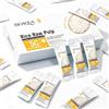 Domality 50 PZ Crema Solare Mini SPF50 PA per Viso e Corpo, Crema Solare in Polpa di Riso da Viaggio, Confezione Grande, Leggera e Non Grassa, Resistente all'Acqua, Senza Aloni Bianchi