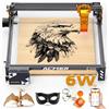 ACMER Macchina per incisione laser P1 S PRO 6 W, superficie di incisione 380 × 370 mm, precisione 0,01 mm, macchina per incisione laser ad alta precisione, per progetti fai da te su legno, metallo