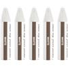 QUARKZMAN Stucco Legno Stick 5pz Cera Stick Legno Ritocco Pennarelli Mobili Pastelli per Graffi Buchi Crepe Tavoli Scrivanie Pavimenti Legno Riparazione Coperture Bianco