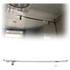 ZIMGOD Barra Stabilizzatrice per Box Doccia Barra di Supporto Regolabile con Doppio Morsetto per Vetro Doccia, Barra di Supporto in Acciaio Inox per Parete Doccia, Staffa per Pannello in Vetro