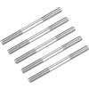 METALLIXITY 5pz Doppia Filettatura Filo Viti M8 Filo 90mm Lunghezza | 304 Acciaio Inox, Doppio Filettato Stelo Bulloni, per Casa Manutenzione