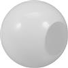 VALICLUD Paralume Sfera in Vetro Bianco Opalino, Ricambio E27 per Lampade | Boccia per Lampione Esterno, Sfera di Vetro per Lampada, Lampadina Globo Luce Naturale