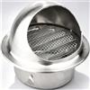 Generico Griglia di ventilazione per asciugatrice in acciaio inox 304 | Bocchetta ventilazione antiruggine con rete antinsetti per asciugatrice, bagno, cucina e climatizzatore(60mm)