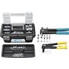 Fervi SET RIVETTATRICI CON RIVETTI FILETTATI E NORMALI FERVI S018