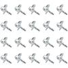 Schroovifix Supporto per mensola in metallo da 3 mm, ricambio per Ikea n. 131372, compatibile con libreria IKEA Billy, armadio SONGESand, vetrina LOMMARP