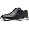 Generic Scarpe da Lavoro da Uomo Scarpe Derby Stringate Scarpe da Completo con Decorazioni Brogue E Punta A Farfalla
