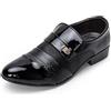 DAO-UPPSE Mocassini brogue in pelle da uomo, scarpe eleganti da infilare, tomaia traforata, fodera traspirante, for abbigliamento casual da lavoro