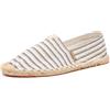 Alexis Leroy Espadrillas Uomo a Righe, Scarpe Senza Lacci in Tela con Suola in Gomma, Scarpe Casual Estive