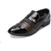 DAO-UPPSE Mocassini brogue in pelle da uomo, scarpe eleganti da infilare, tomaia traforata, fodera traspirante, for abbigliamento casual da lavoro
