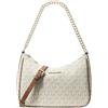 Michael Kors Jet Set Travel 35R6GTVC2B - Borsa a tracolla convertibile con logo firmato, colore: Vanilla