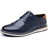 Generic Scarpe da Lavoro da Uomo Scarpe Derby Stringate Scarpe da Completo con Decorazioni Brogue E Punta A Farfalla