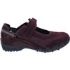 Allrounder by Mephisto Allrounder NIRO 93/93 - Sneaker in pelle scamosciata con tessuto in nylon, rosso vino, plantare intercambiabile rosso