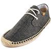 Alexis Leroy Tinta Unita Espadrillas Slip On Loafer Scarpe da Uomo Scarpe con Lacci
