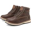 AX BOXING Scarpe Uomo Invernali Caldo Pelliccia Fodera Scarponcino Invernale Stivali Antiscivolo Stivaletti Taglia 41-46 EU