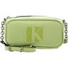 Calvin Klein borsa a tracolla CKJ Sculpted EW Camera Bag 20 Chain Exotic Mint verde chiaro