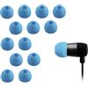 Xcessor auricolari di ricambio in silicone 7 paia (set di 14). Compatibili con la maggior parte delle marche di cuffie in-ear. Dimensione: SMALL, blu