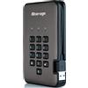 iStorage diskAshur Pro SSD da 128 GB, 2,5", USB-A 3.0 (IS-DAP2-256-SSD-128-C-G)