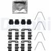 Delphi Kit accessori per pastiglie freno a disco DELPHI LX0739, compatibile con: * HYUNDAI Kona (lato sinistro) * VW T-Cross (modello C11) * KIA OPTIMA Sportswagon