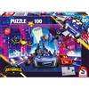 Schmidt Spiele puzzle per bambini Schmidt Spiele da 100 pezzi DC Batwheels Azione turbo a Gotham City 56489