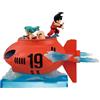 Bandai - Statuetta di Son Goku, Bulma e Krillin (contro l'Esercito Rosso). Taglia unica