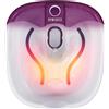 Merkloos Vasca per piedi con idromassaggio - Massaggio plantare - Funzione di mantenimento del calore - Pietra pomice per pedicure - Fino al numero 48