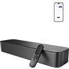 Selius Soundbar 2.1 canali con subwoofer integrato, potenza di 132 Watt