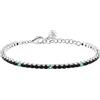 Morellato Bracciale Donna in Argento 925% riciclato con Zirconi, Collezione TESORI, Regalo Compleanno Donna