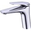 LIBEROSHOPPING Rubinetto Lavabo Bagno Miscelatore Ottone Cromo