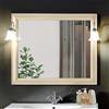 BlueLife Specchio da bagno con cornice e due applique in stile classico MARTINA avorio