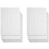SODIAL 12X Puzzle nel Bianca per Sublimazione Puzzle Vuoto DIY per Trasferimento u9802