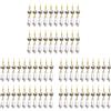 SODIAL 60PZ DIY Trasparente un Goccia Lampadario Ciondolo Parti Perline, Lampadari1532