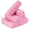 IMMCUTE Buffer Unghie 10 Pezzi, Lima per Unghie Professionale 4 Lati, Lime per Unghie per Smalto Gel Lunga Durata, Nail Art, per Unghie Naturali e Finte, Rosa