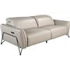 AC ANGEL CERDÁ Angel Cerdá - Divano Design Relax 3 Posti Pelle Sabbia USB Elettrico | Divano Componibile, Rivestito in Pelle, Elegante e Funzionale, Per Salotto, 316 x 252 x 82 cm