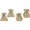 Doni Bomboniere Sacchetti Portaconfetti 12 pz Sacchetto Tiranti Offerte Stock Segnaposto Matrimonio Comunione Cresima Anniversario 18 Anni Compleanno Fiocco Corda Maiolica Confettata Originale Juta