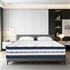 YIDATONG Materasso Matrimoniale 140x200 cm, Alto 26 cm, Ibrido a Molle Insacchettate + Memory Foam, Media-Rigida H3, Ortopedico, Sostegno Ergonomico, Rivestimento Traspirante, Ipoallergenico, Per Dormire Bene